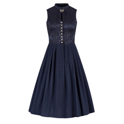 New Arrival Cotton Silk 1 Piece Dirndl Dress