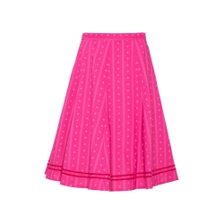 Silk Cotton Skirt in Pink