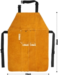 Cow Suede Made Customize Logo Safety Works Apron