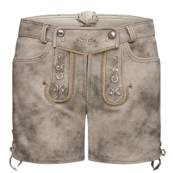 Biege Suede Soft Leather Short Length